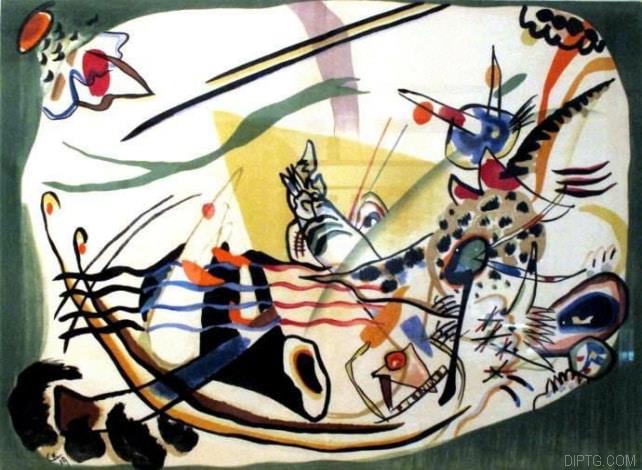 Diamond Painting Behind the Mirror by Wassily Kandinsky 5D Full Drill