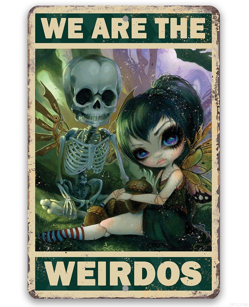 We Are The Weirdos Big Eyes Doll Retro Poster Quotes.jpg