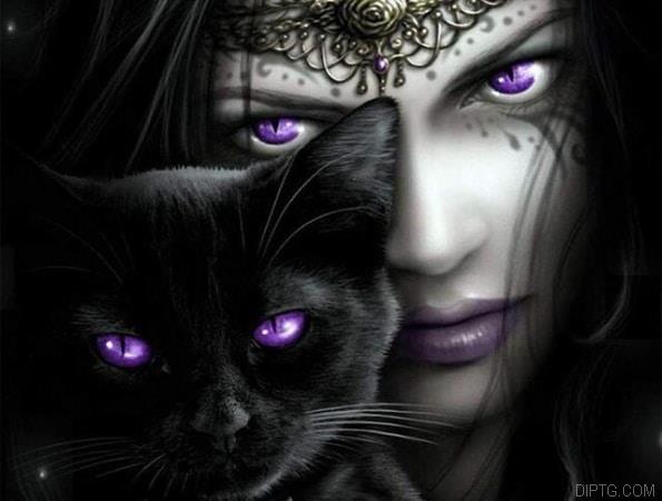 Witch With A Black Cat.jpg