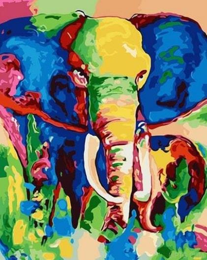 Colorful Elephant Elephants 10350.jpg