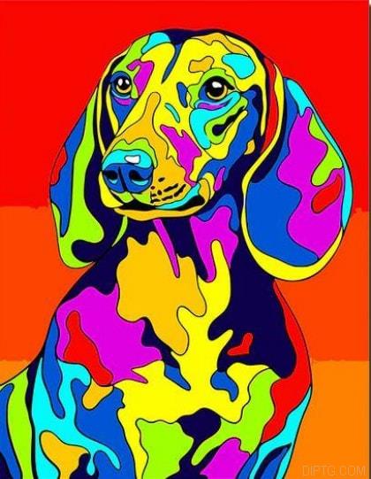 Dalmatian Dog Artwork 5D Full Drill Diamond Painting