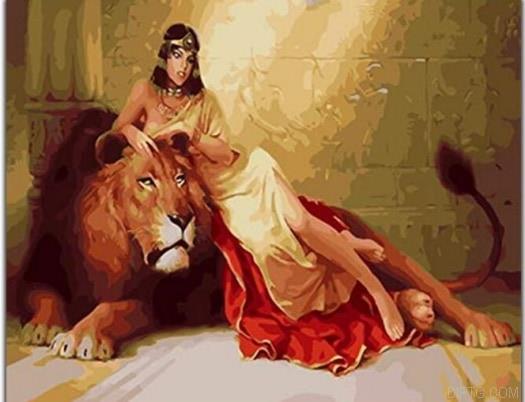 Beauty and The Lion 5D Full Drill Diamond Painting