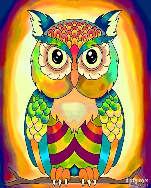Bohemian Owl Painting By Numbers Kits.png