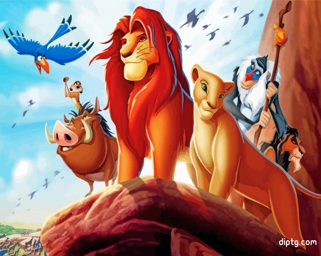 Lion King Movie Painting By Numbers Kits.jpg