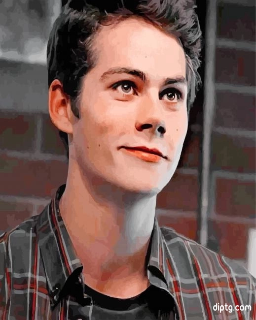 Handsome Dylan O Brien Painting By Numbers Kits.jpg