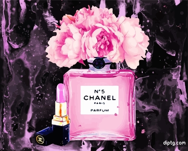Chanel Perfume And Lipstick Painting By Numbers Kits.jpg