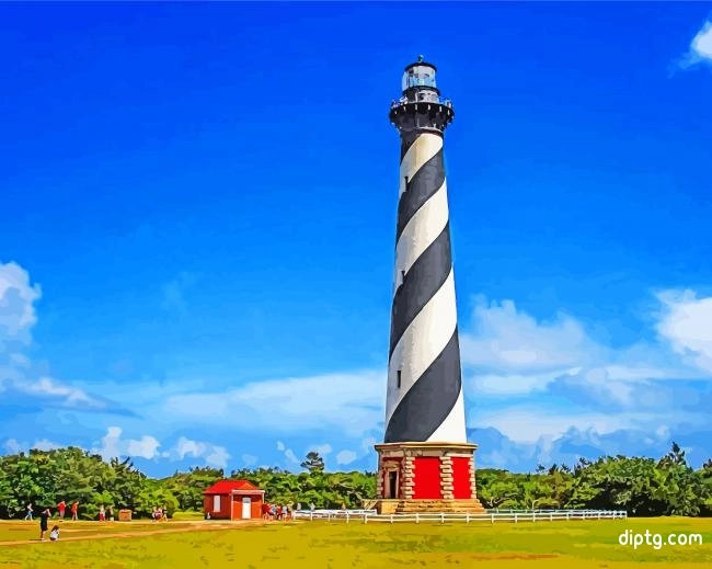 Cape Hatteras Light North Carolina Painting By Numbers Kits.jpg