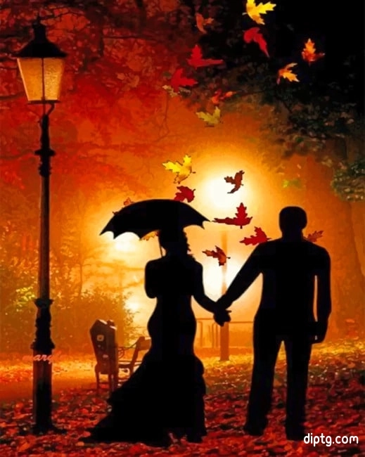 Autumn Couple Painting By Numbers Kits.jpg