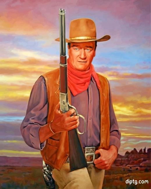 John Wayne Cowboy Painting By Numbers Kits.jpg