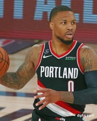 Lillard Damian Player Painting By Numbers Kits.jpg