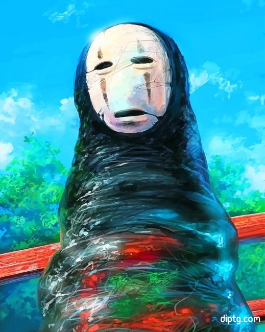 Kaonashi Spirited Away Studio Ghibli Painting By Numbers Kits.jpg