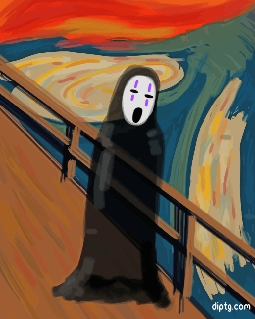 No Face The Scream Painting By Numbers Kits.jpg
