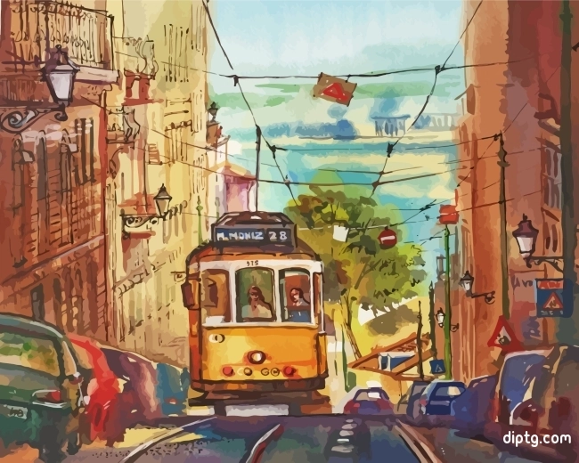 Aesthetic Tram Painting By Numbers Kits.jpg