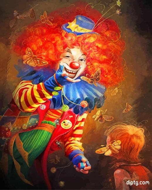 Circus Clown Painting By Numbers Kits.jpg