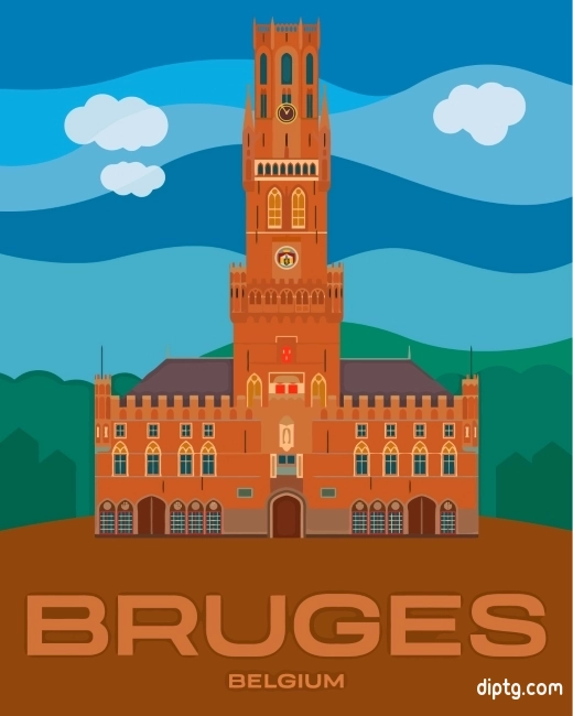 Belfry Of Burges Painting By Numbers Kits.jpg