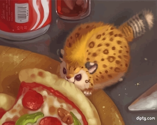 Pizza's Thief Painting By Numbers Kits.jpg