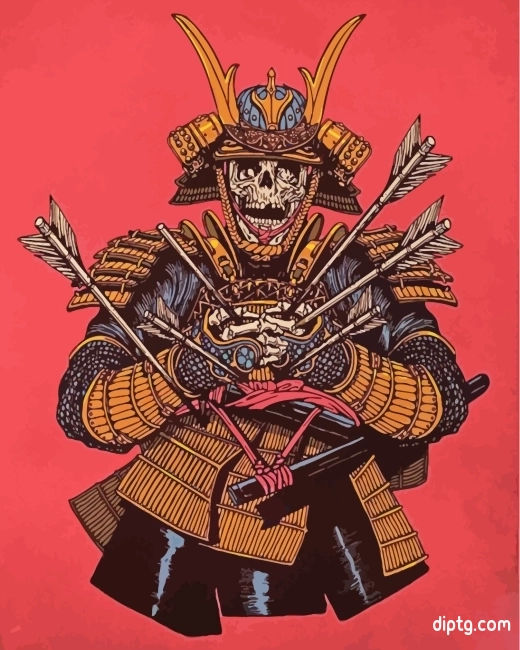Skull Samurai Painting By Numbers Kits.jpg