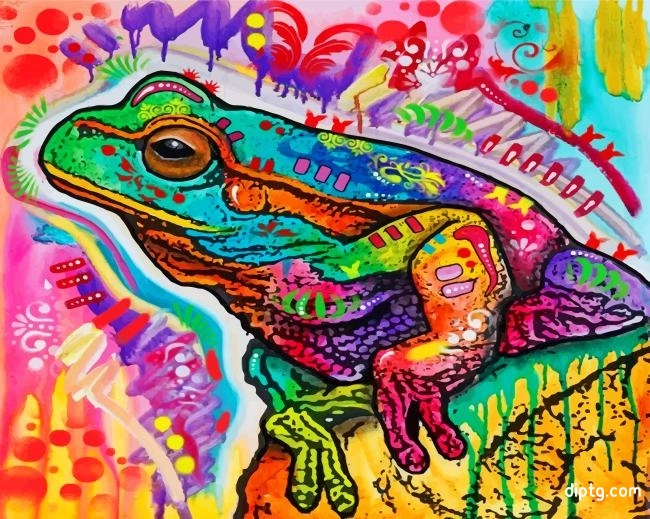 Abstract Frog Painting By Numbers Kits.jpg