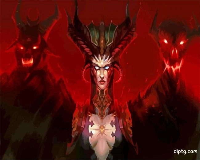 Evil Lilith Painting By Numbers Kits.jpg