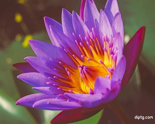 Purple Lotus Painting By Numbers Kits.jpg