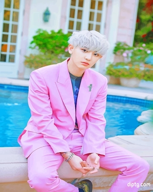 Park Chanyeol Pink Style Painting By Numbers Kits.jpg