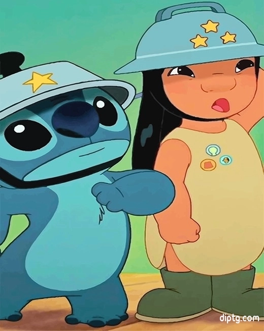 Lilo And Stitch Army Painting By Numbers Kits.jpg