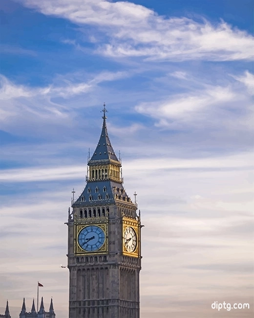 Big Ben Clock Tower London Painting By Numbers Kits.jpg