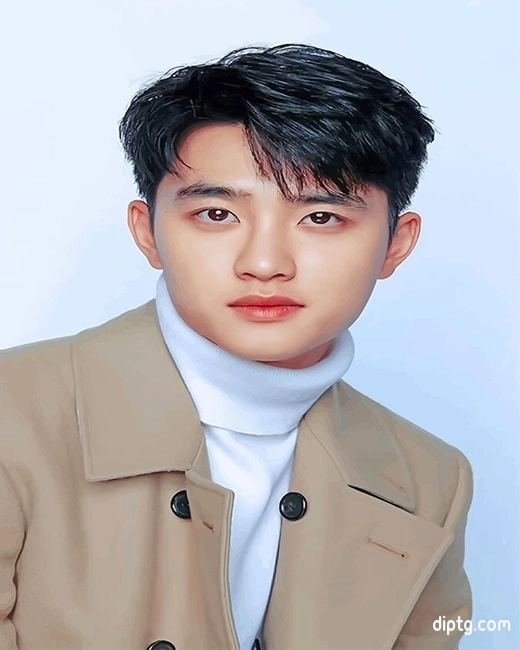 Do Kyungsoo Portrait Painting By Numbers Kits.jpg