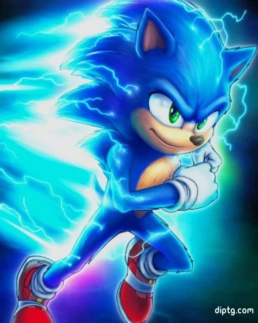 Sonic The Hedgehog Painting By Numbers Kits.jpg