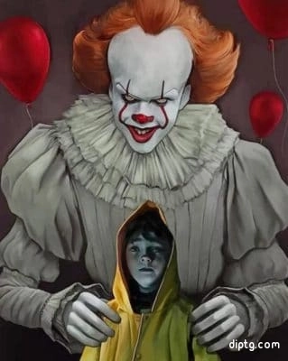 Pennywise It Painting By Numbers Kits.jpg