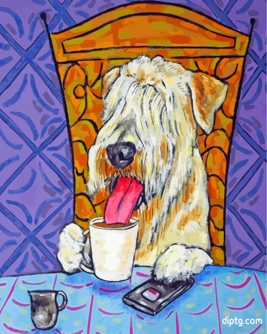 Soft Coated Wheaten Terrier Painting By Numbers Kits.jpg