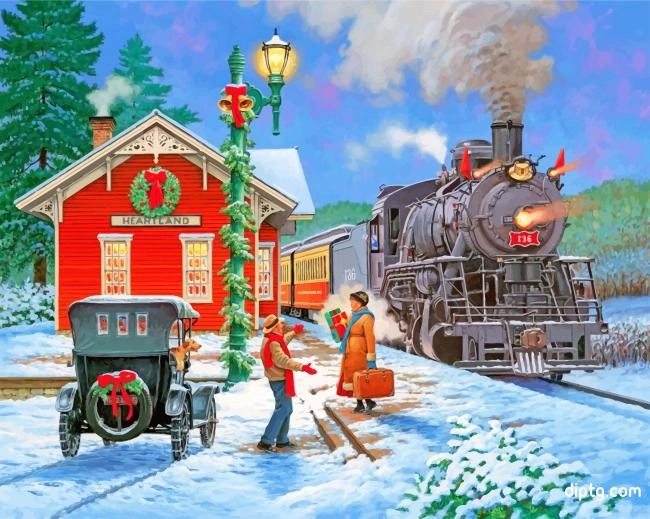 Christmas Homecoming Painting By Numbers Kits.jpg