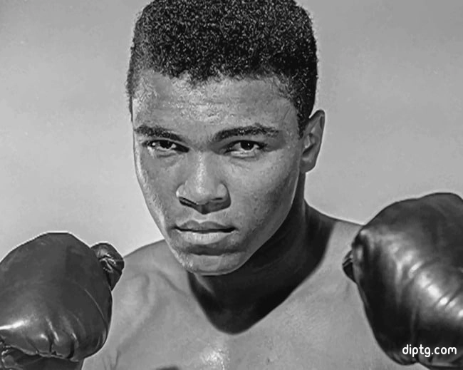 Muhammad Ali Black And White Painting By Numbers Kits.jpg