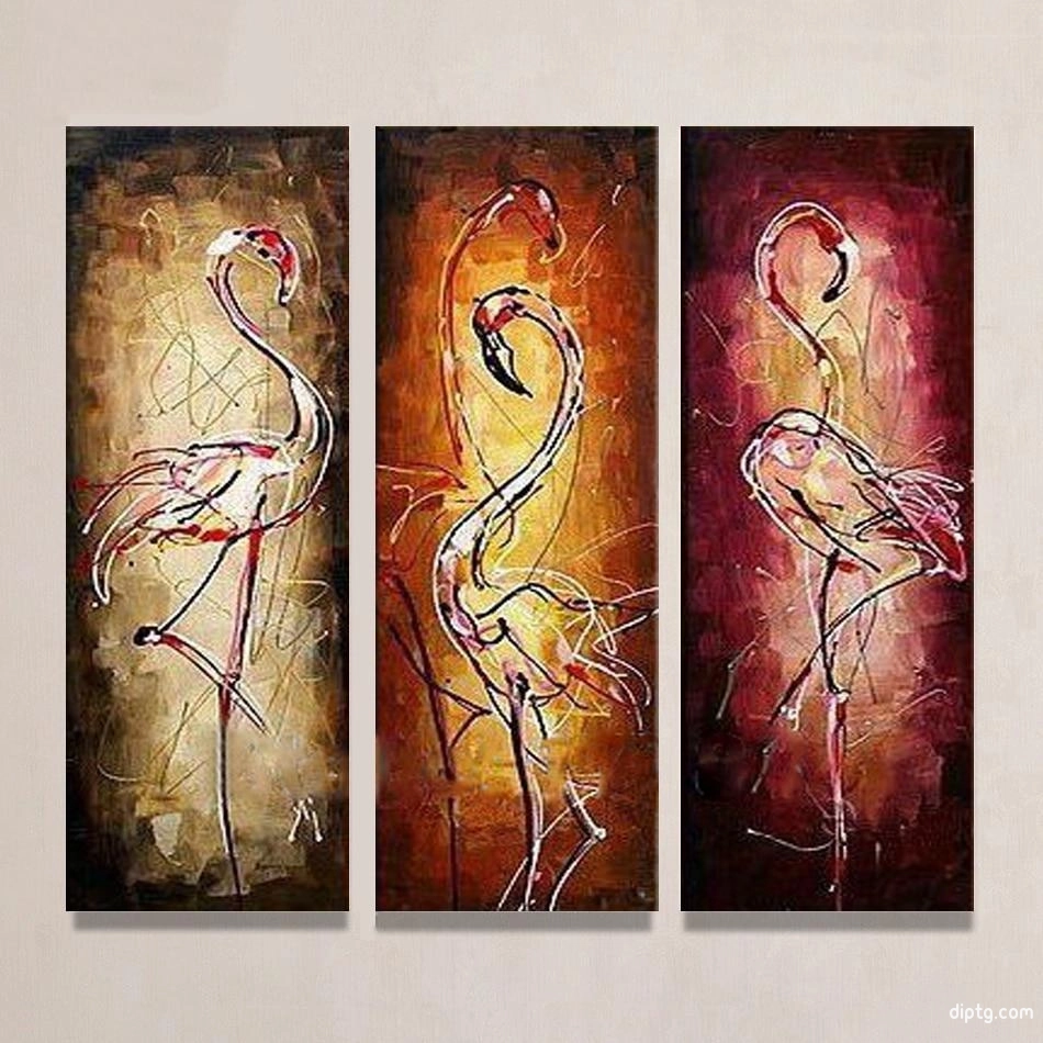 Abstract Swan Hand Painted Painting By Numbers Kits.jpg