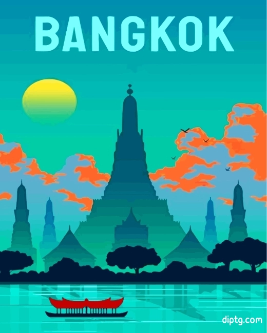 Bangkok Thailand Painting By Numbers Kits.jpg