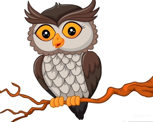 Owl Bird Painting By Numbers Kits.jpg
