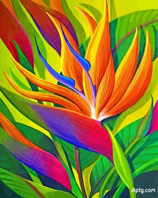 Bird Of Paradise Flower Painting By Numbers Kits.jpg
