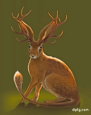 Jackalope Animal Painting By Numbers Kits.jpg