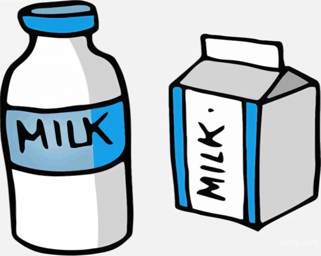 Milk Illustration Painting By Numbers Kits.jpg