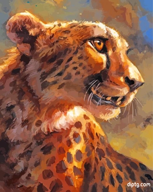 Cheetah Art Painting By Numbers Kits.jpg