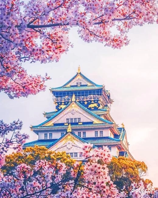 Osaka Castle Park Painting By Numbers Kits.jpg