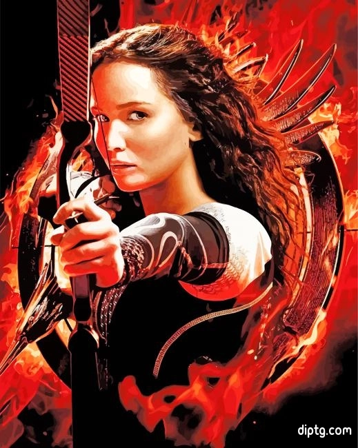 Hunger Games Catching Fire Painting By Numbers Kits.jpg