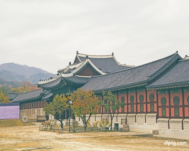 Gyeongbokgung Palace South Korea Painting By Numbers Kits.jpg