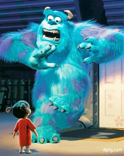 James P Sullivan Monster Inc Painting By Numbers Kits.jpg