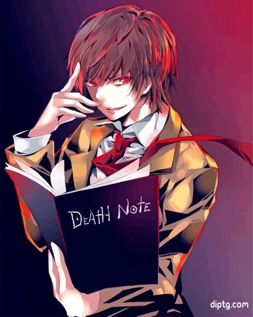 Light Yagami Painting By Numbers Kits.jpg