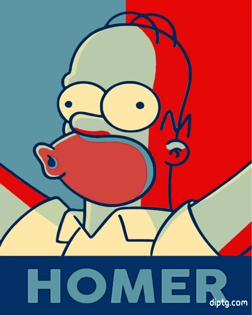 Homer Simpson Painting By Numbers Kits.jpg
