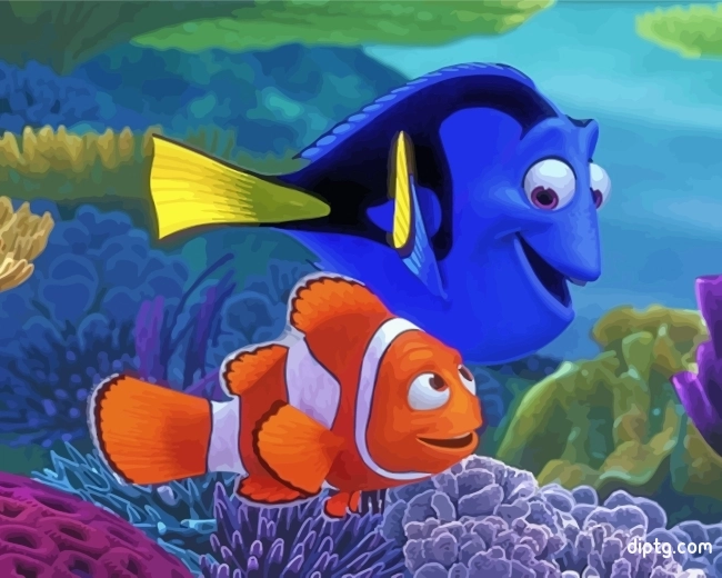 Finding Nemo And Dory Painting By Numbers Kits.jpg