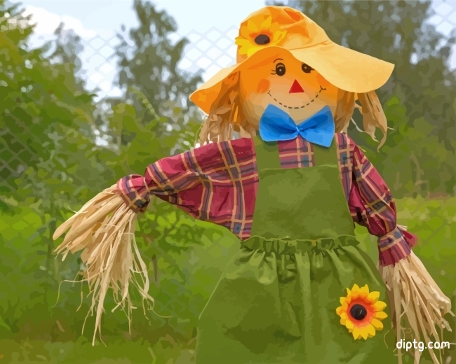 Scarecrow Girl Painting By Numbers Kits.jpg