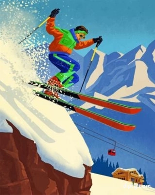 80s Skier Painting By Numbers Kits.jpg