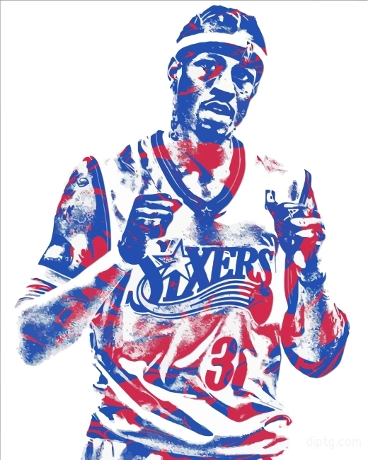 Philadelphia 76ers Art Player Painting By Numbers Kits.jpg